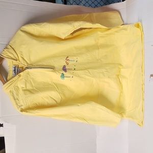 EUC Metropolitan Women's sz S/M Swimsuit Coverall w/front pockets